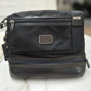 Tumi Black Crossbody Messenger Bag